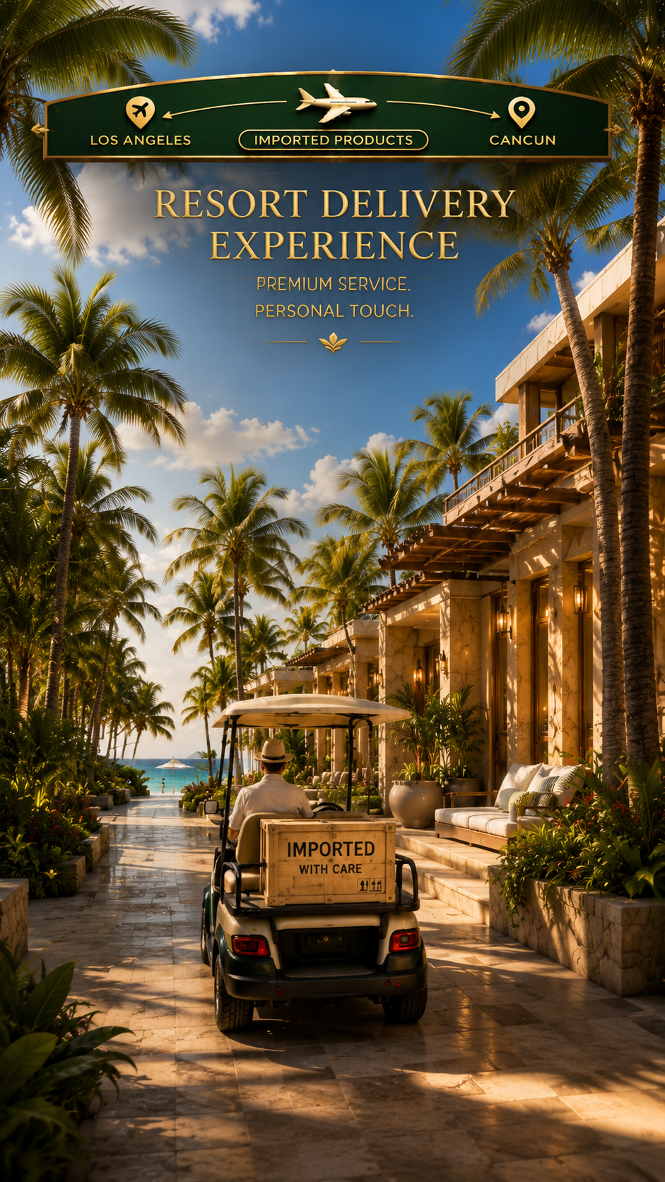 Cancun Weed Smokeshop premium delivery to a Cancún Hotel Zone resort